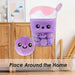 Boba Tea Soft Toy Cute Plushie Huggable Cuddly Stuffed Toy Gift 35cm Lilac