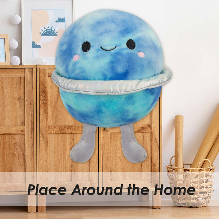 Planet Soft Toy Cute Plushie Huggable Plush Blue