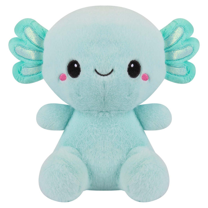 Sitting Axolotl Soft Toy Plush Stuffed Green