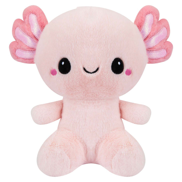 Sitting Axolotl Soft Toy Plush Stuffed Pink