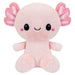 Sitting Axolotl Soft Toy Plush Stuffed Pink
