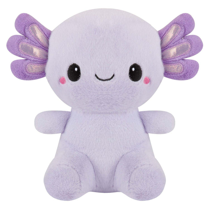 Sitting Axolotl Soft Toy Plush Stuffed Purple