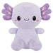 Sitting Axolotl Soft Toy Plush Stuffed Purple