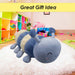 Baby Caterpillar Soft Toy Cute Plushie Huggable Cuddly Stuffed Toy 35cm Blue
