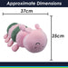 Baby Caterpillar Soft Toy Cute Plushie Huggable Cuddly Stuffed Toy 35cm Pink