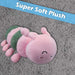 Baby Caterpillar Soft Toy Cute Plushie Huggable Cuddly Stuffed Toy 35cm Pink