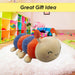 Baby Caterpillar Soft Toy Cute Plushie Huggable Cuddly Stuffed Toy 35cm Yellow