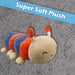 Baby Caterpillar Soft Toy Cute Plushie Huggable Cuddly Stuffed Toy 35cm Yellow