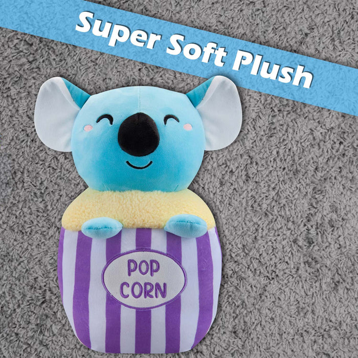 Popcorn Koala Soft Toy Plush Stuffed Purple