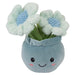 Daisies Plant Pot Soft Toy Plush Stuffed Blue