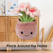 Daisies Plant Pot Soft Toy Plush Stuffed Pink