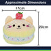 Macaroon Cat Soft Toy Cute Plushie Huggable Cuddly Stuffed Toy 23cm Yellow