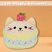 Macaroon Cat Soft Toy Cute Plushie Huggable Cuddly Stuffed Toy 23cm Yellow