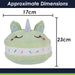 Macaroon Unicorn Soft Toy Cute Plushie Huggable Cuddly Stuffed Toy 23cm Green