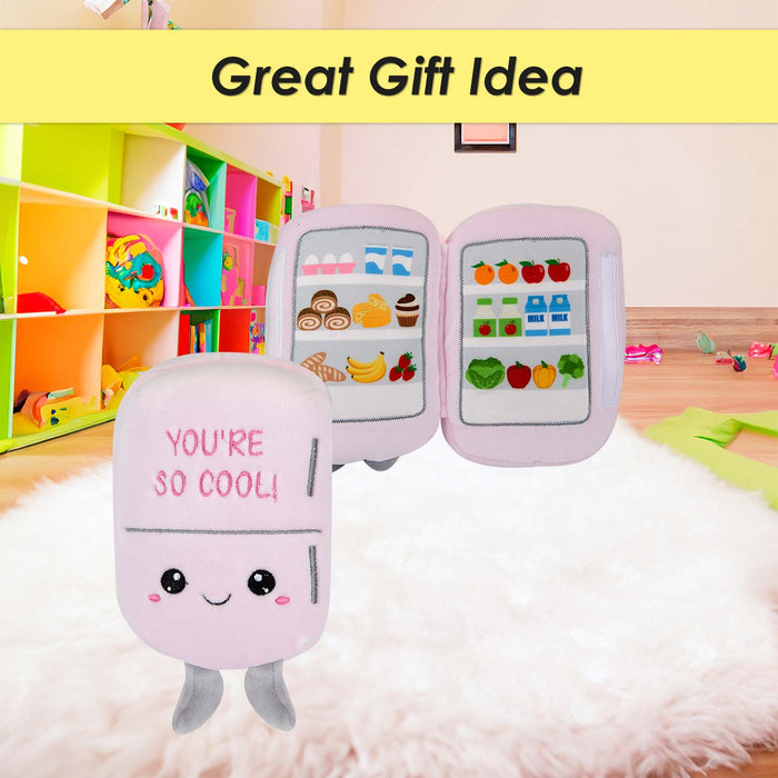 Fridge Soft Toy Cute Plushie Huggable Cuddly Stuffed Toy 20cm Pink