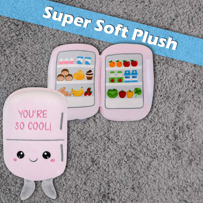 Fridge Soft Toy Cute Plushie Huggable Cuddly Stuffed Toy 20cm Pink