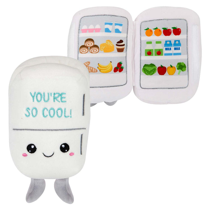Fridge Soft Toy Cute Plushie Huggable Cuddly Stuffed Toy 20cm White