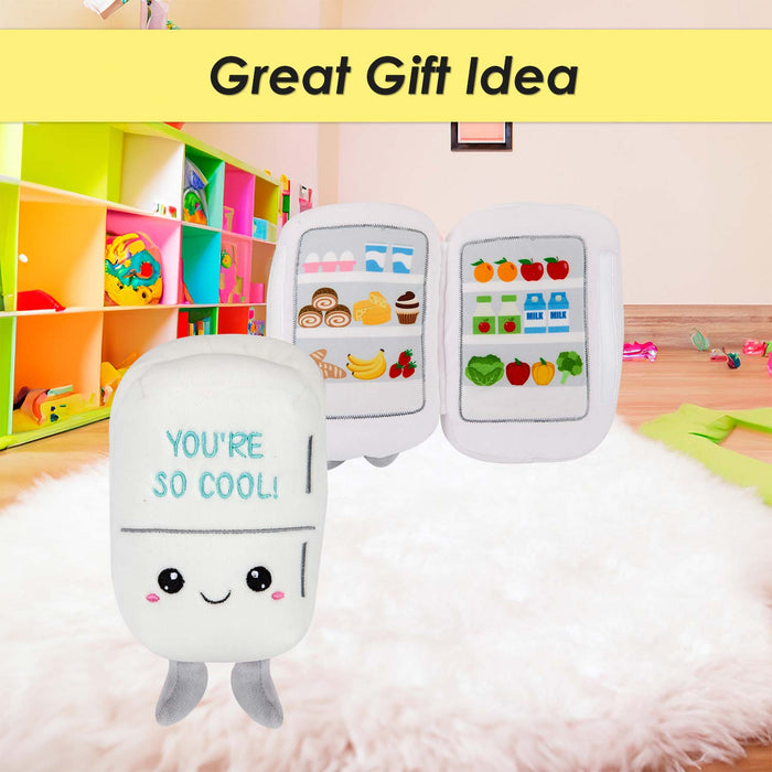 Fridge Soft Toy Cute Plushie Huggable Cuddly Stuffed Toy 20cm White
