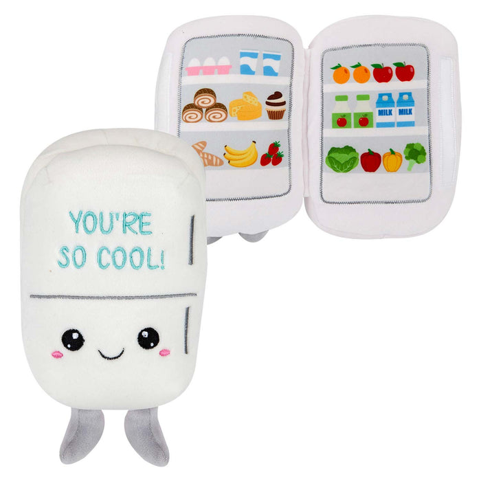 Fridge Soft Toy Cute Plushie Huggable Cuddly Stuffed Toy 29cm White