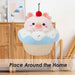 Pig Cup Cake Soft Toy Cute Plushie Huggable Cuddly Stuffed Toy 20cm Blue