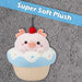 Pig Cup Cake Soft Toy Cute Plushie Huggable Cuddly Stuffed Toy 20cm Blue