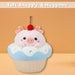 Pig Cup Cake Soft Toy Cute Plushie Huggable Cuddly Stuffed Toy 20cm Blue