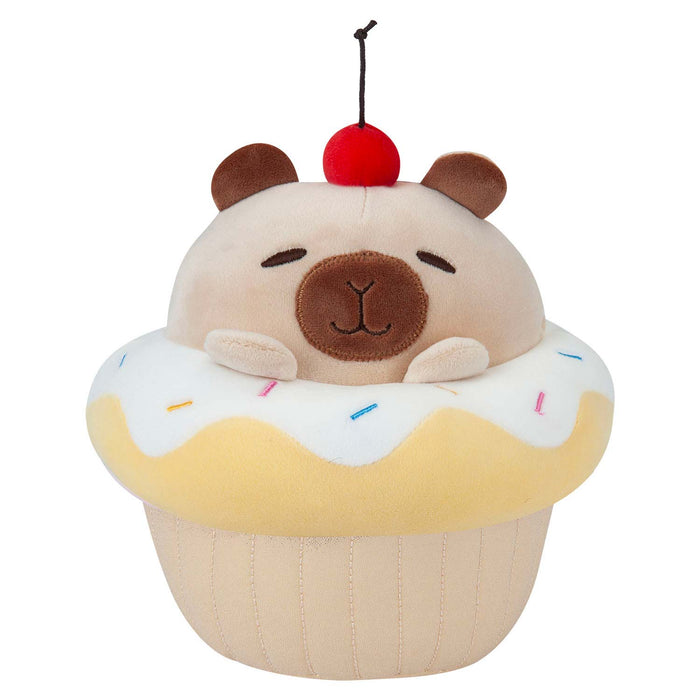 Capybara Cup Cake Soft Toy Plush Stuffed Yellow