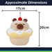 Capybara Cup Cake Soft Toy Cute Plushie Huggable Cuddly Stuffed Toy 20cm Yellow