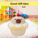 Capybara Cup Cake Soft Toy Cute Plushie Huggable Cuddly Stuffed Toy 20cm Yellow