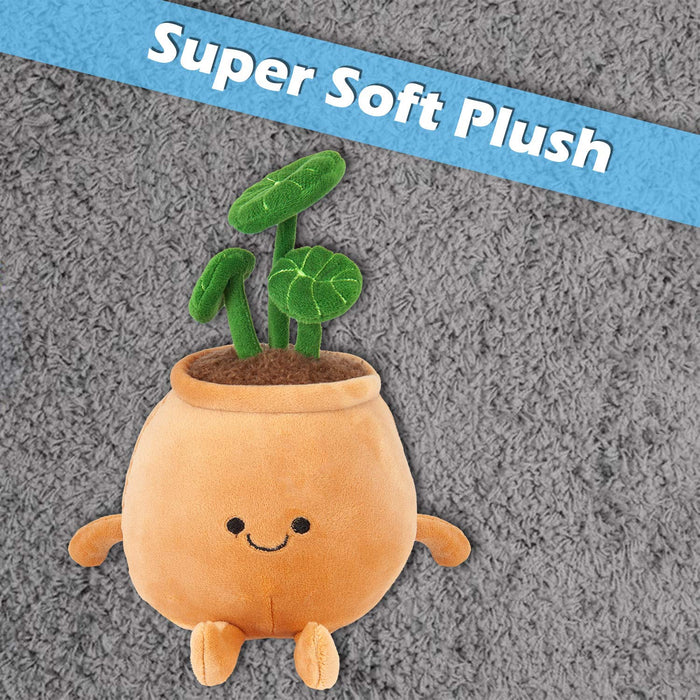 Potted Plants Soft Toy Cute Plushie Huggable Cuddly Stuffed Toy 20cm Orange
