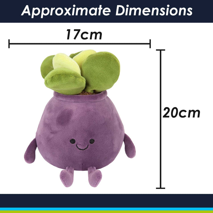 Potted Plants Soft Toy Cute Plushie Huggable Cuddly Stuffed Toy 20cm Purple