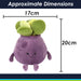 Potted Plants Soft Toy Cute Plushie Huggable Cuddly Stuffed Toy 20cm Purple