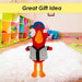 Baseball Goose Goose Duck Soft Toy Cute Plushie Huggable Cuddly 23cm Red