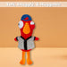 Baseball Goose Goose Duck Soft Toy Cute Plushie Huggable Cuddly 23cm Red