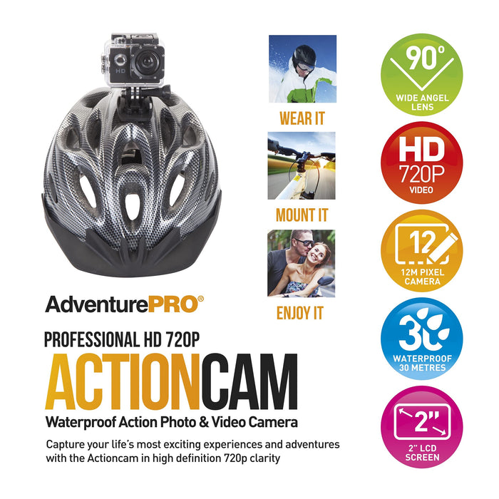 Easy Fit Sports HD Camera with Waterproof Case