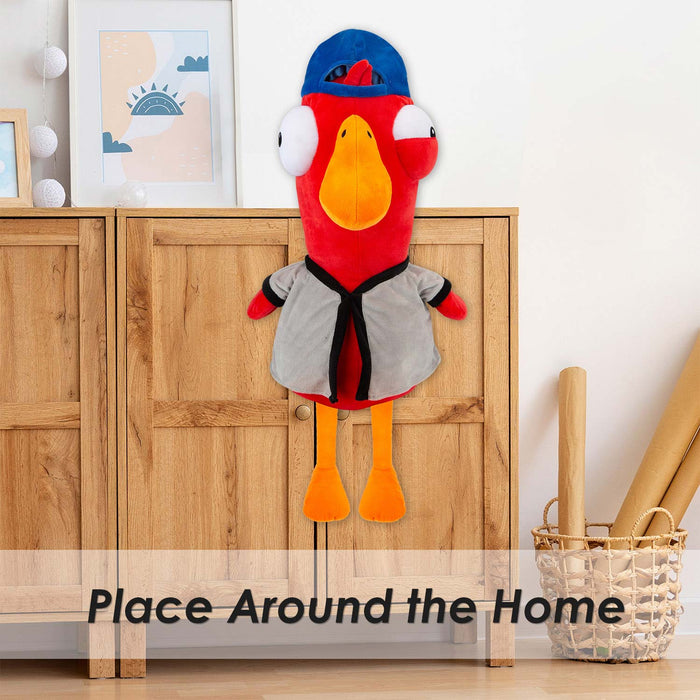 Baseball Goose Duck Soft Toy Plush Red