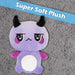 Nova Naru Soft Toy Plush Stuffed Purple