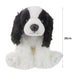 Cocker Spaniel Dog Plush Toy (White and Black)