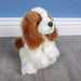 Cocker Spaniel Dog Plush Toy (White and Brown)