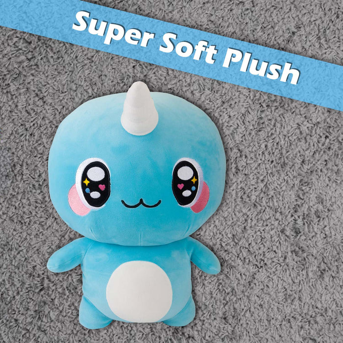 Sky Naru Soft Toy Plush Stuffed Blue