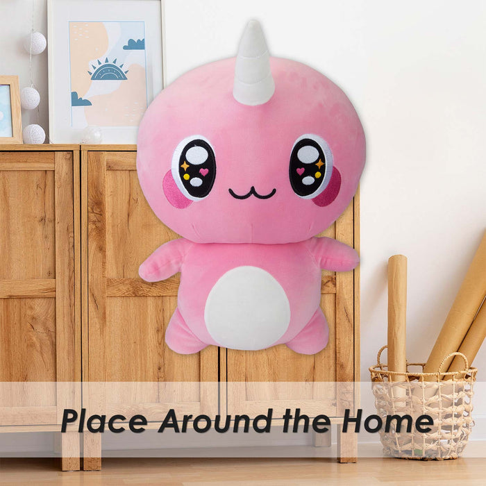 Hope Naru Soft Toy Plush Stuffed Pink