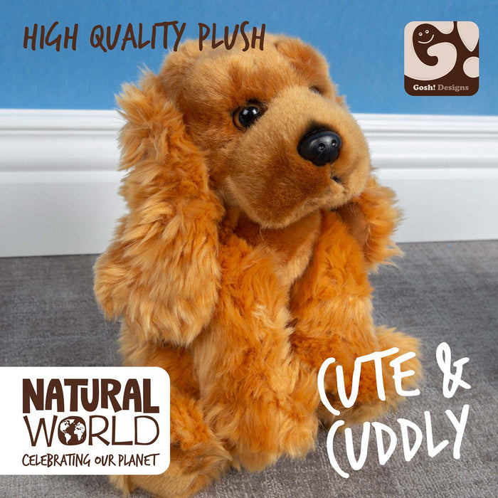 Cocker Spaniel Dog Plush Toy (Brown)