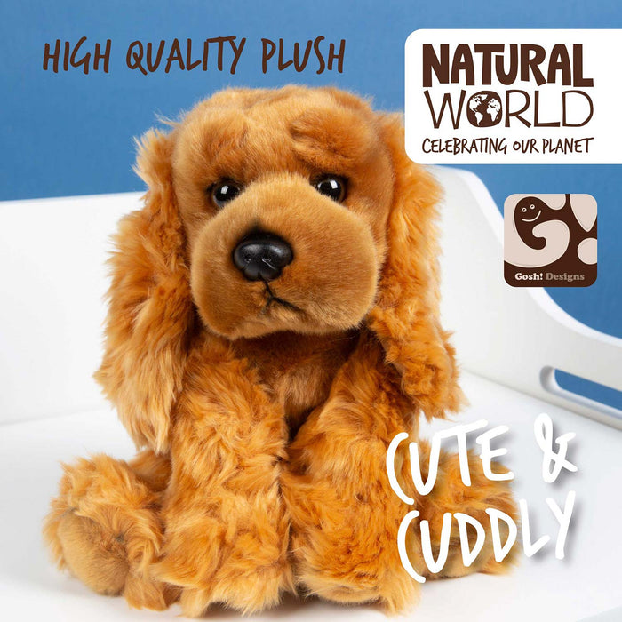 Cocker Spaniel Dog Plush Toy (Brown)