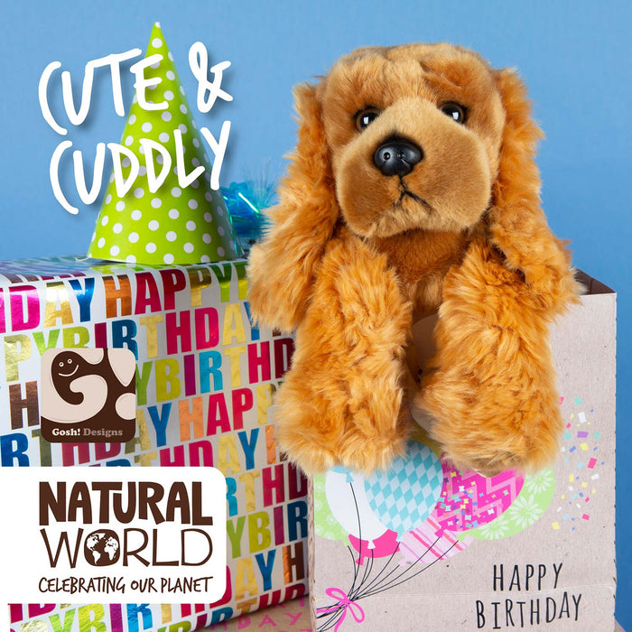 Cocker Spaniel Dog Plush Toy (Brown)
