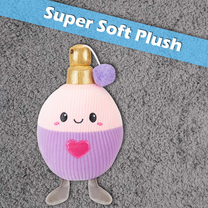Perfume Soft Toy Cute Plushie Huggable Cuddly Stuffed Toy 18cm Purple
