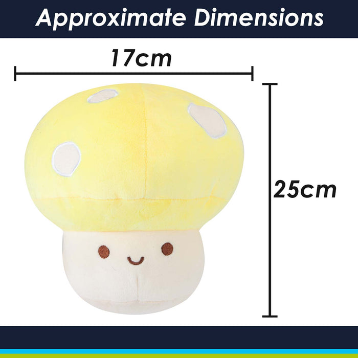Yellow Mushroom Mochi Soft Toy Plush
