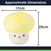 Yellow Mushroom Mochi Soft Toy Plush