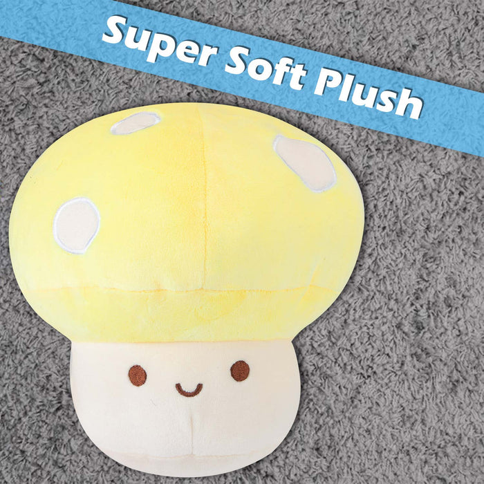 Yellow Mushroom Mochi Soft Toy Plush