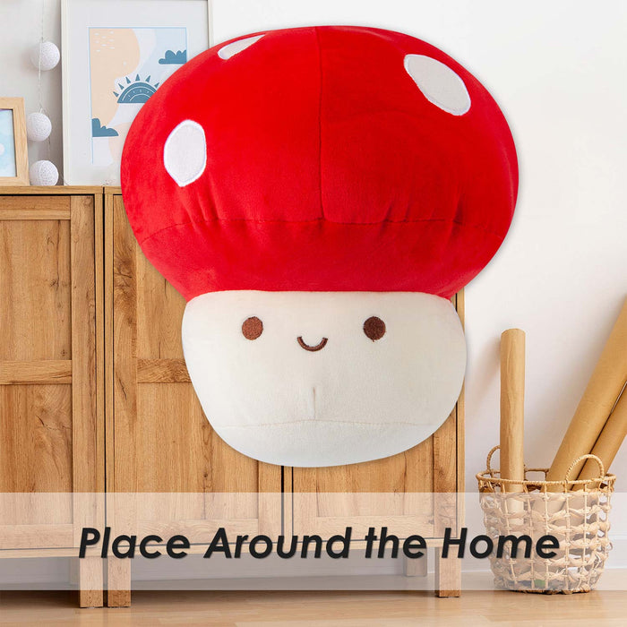 Red Mushroom Mochi Soft Toy Plush