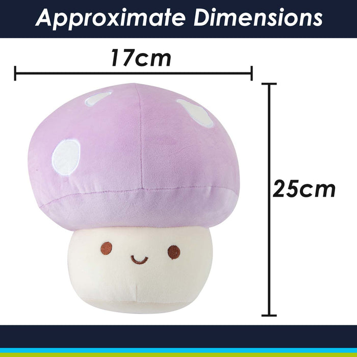 Lilac Mushroom Mochi Soft Toy Plush